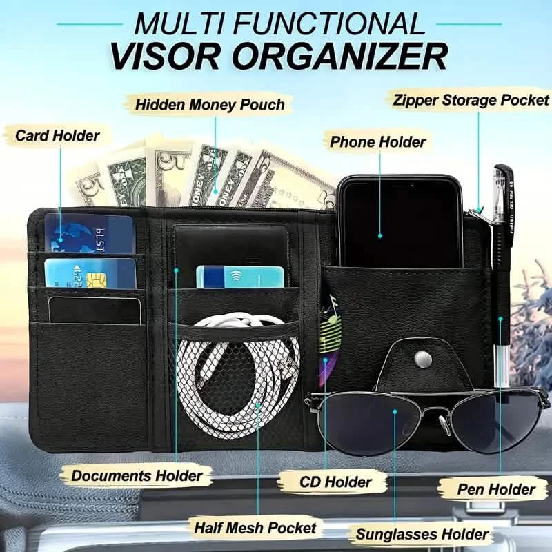Route Ready Sun Visor Organizer