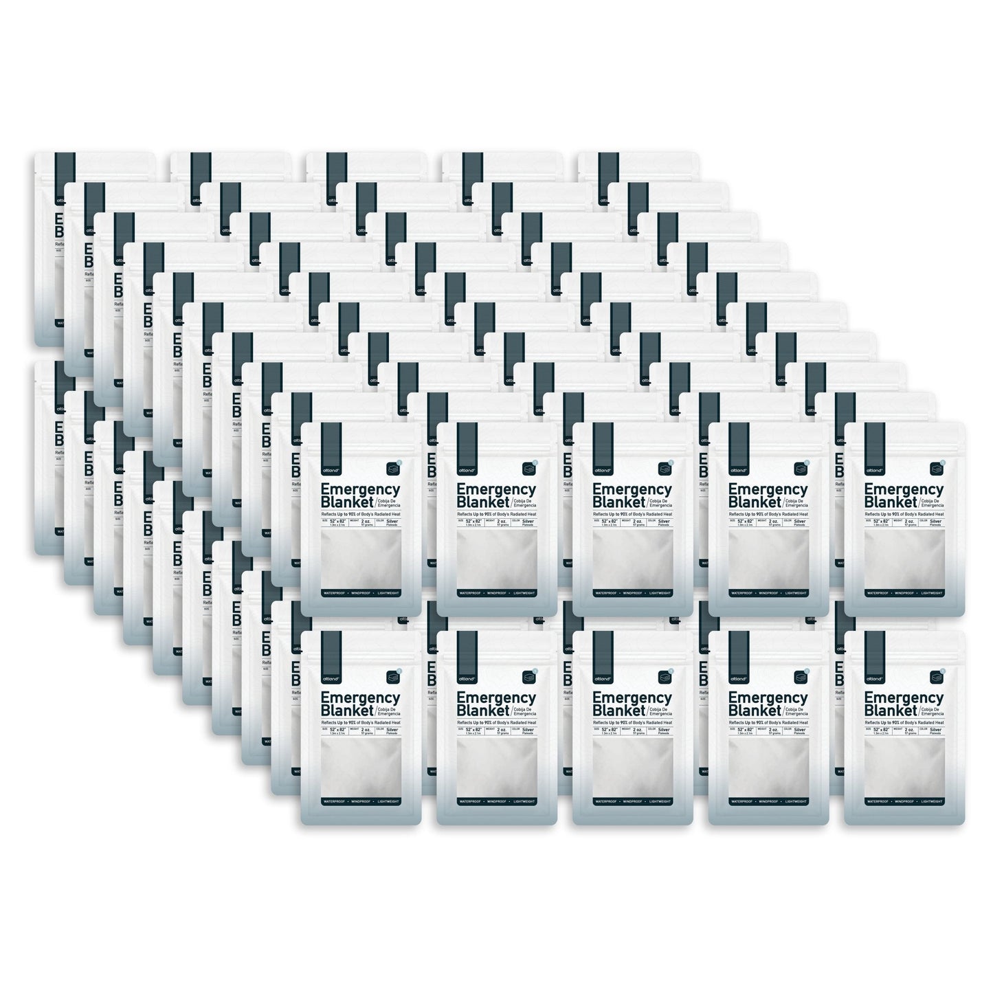 100-Pack Emergency Survival Blankets