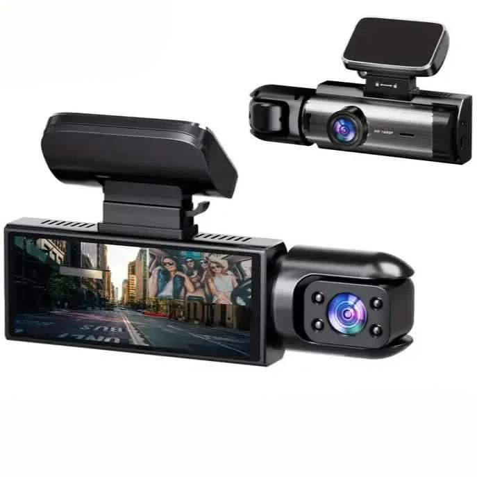 1080P Dual Dash Cam with Front & Rear Recording
