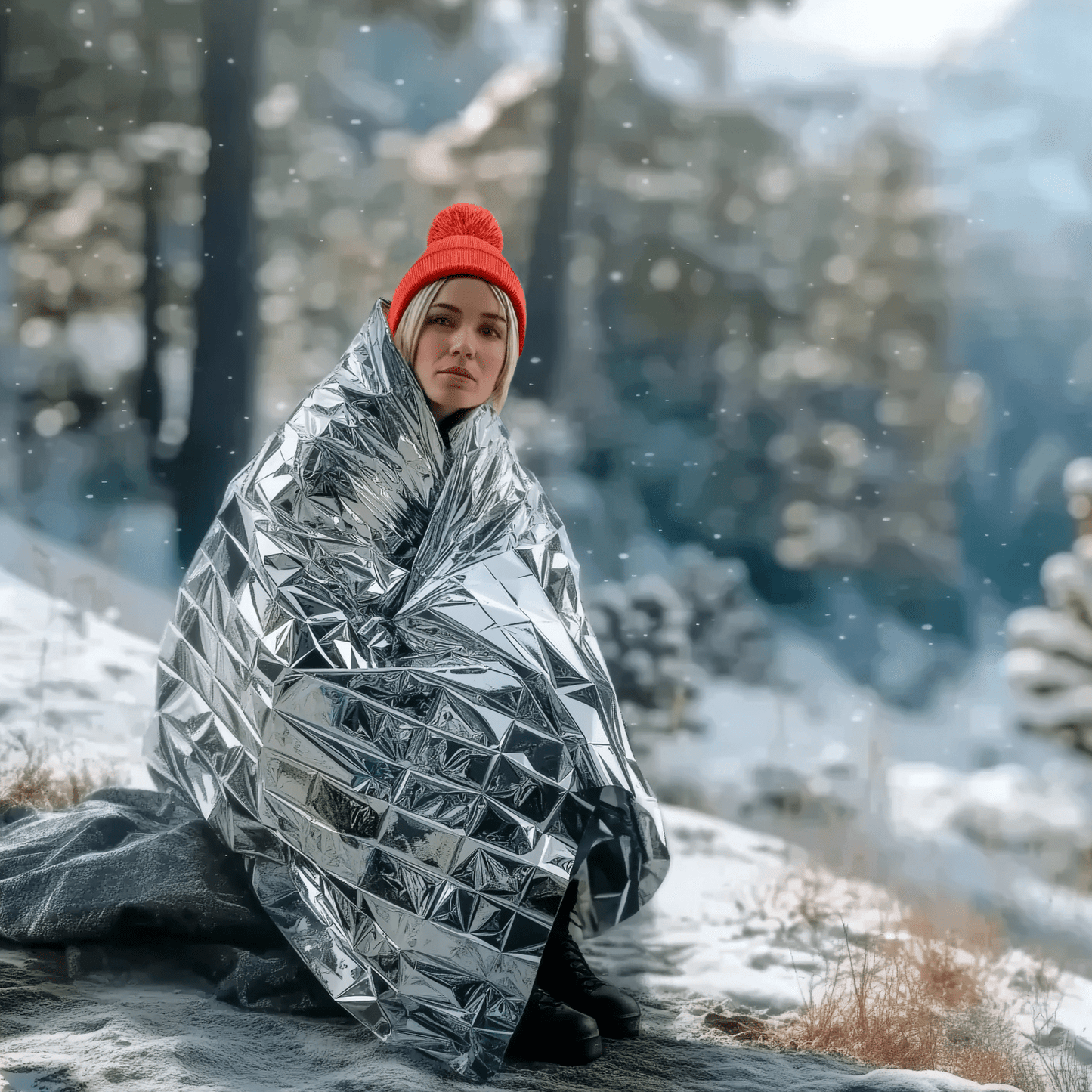 100-Pack Emergency Survival Blankets
