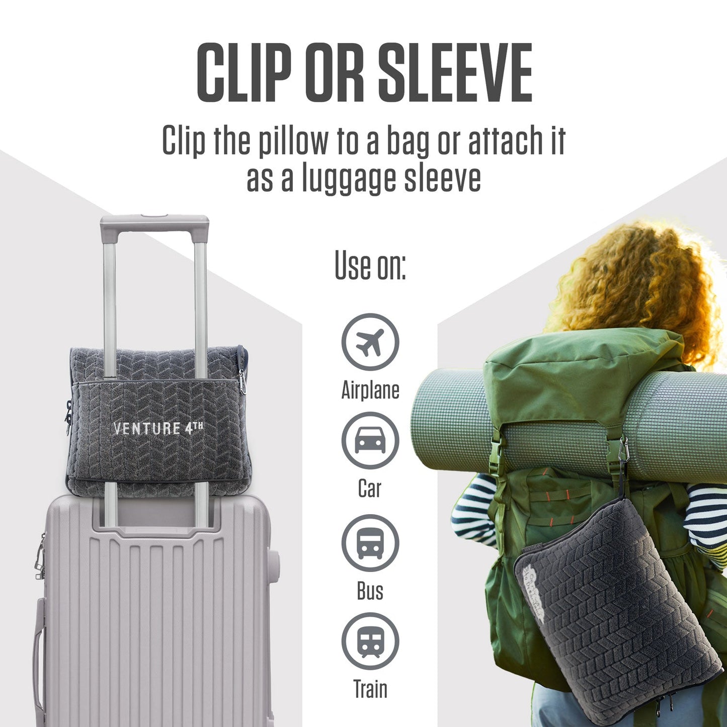 Travel Comfort Blanket & Pillow Set