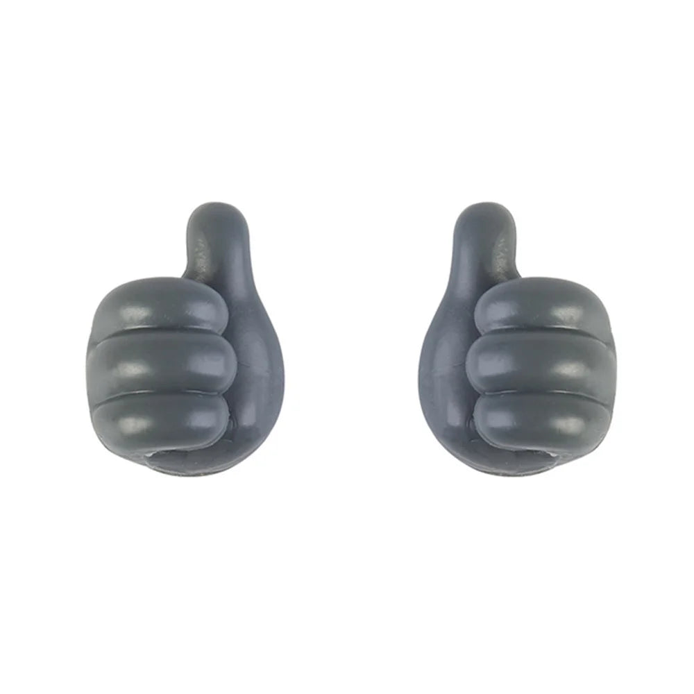 Hand-shaped Rubber Holder Glasses Cable Power Cord Charging Line Self Adhesive Mini Hook Storag Organizer Gadget Car Accessories