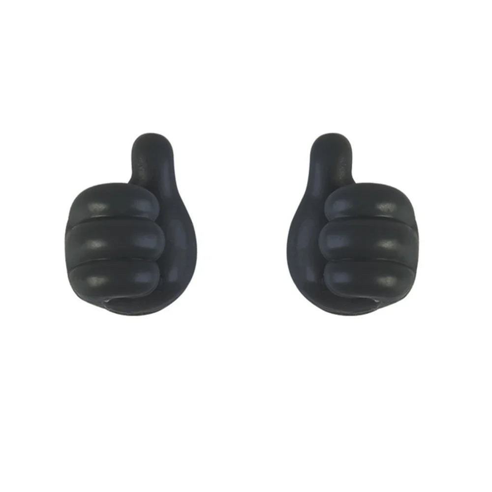 Hand-shaped Rubber Holder Glasses Cable Power Cord Charging Line Self Adhesive Mini Hook Storag Organizer Gadget Car Accessories