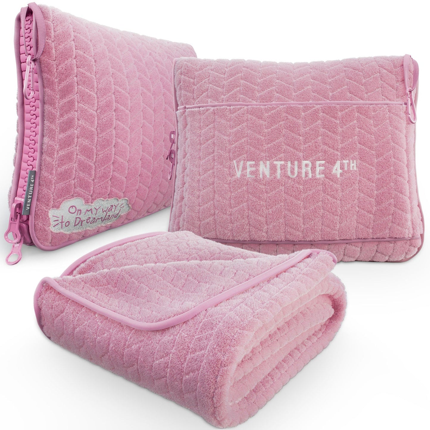 Travel Comfort Blanket & Pillow Set
