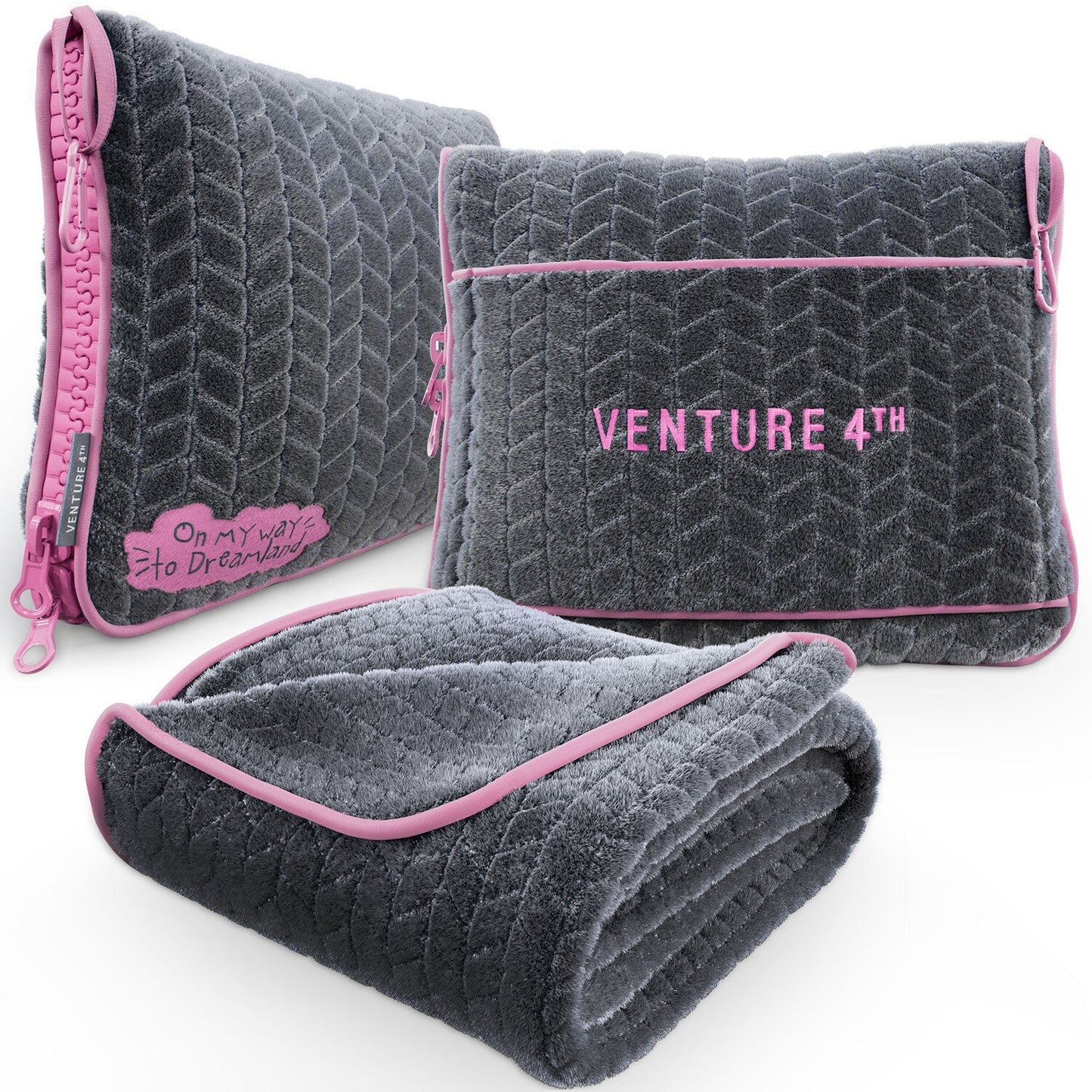 Travel Comfort Blanket & Pillow Set