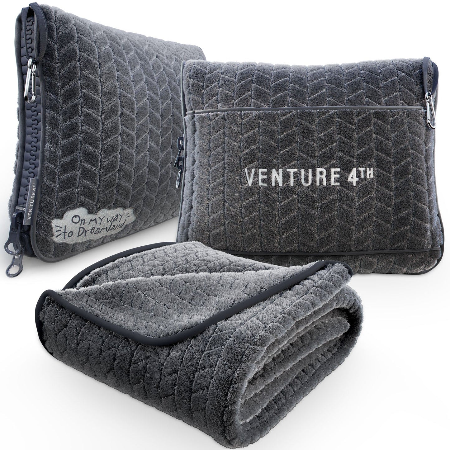 Travel Comfort Blanket & Pillow Set