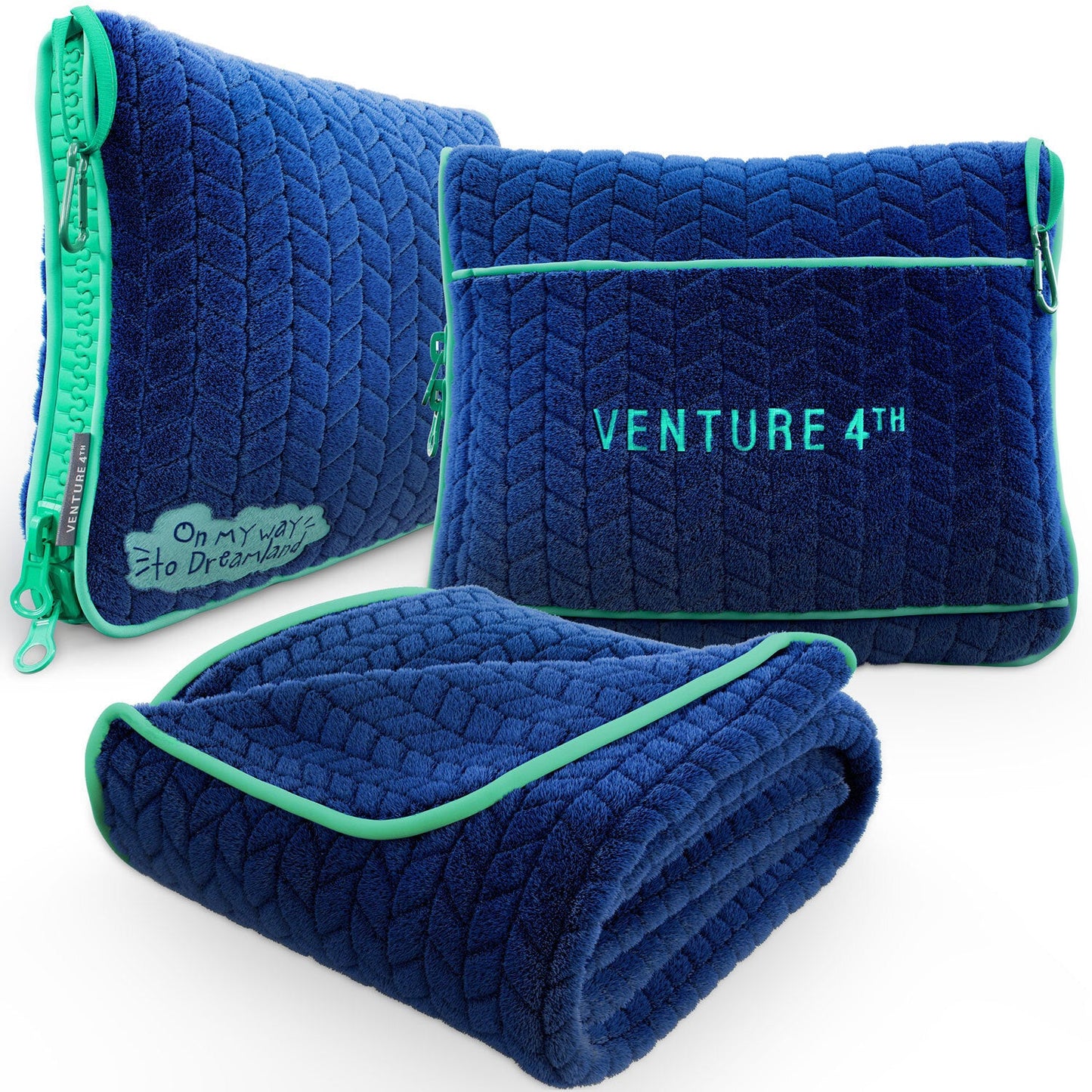 Travel Comfort Blanket & Pillow Set