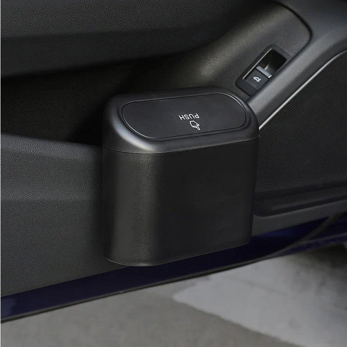 Premium Car Trash Can & Storage Organizer with 8 Refill Bag Rolls